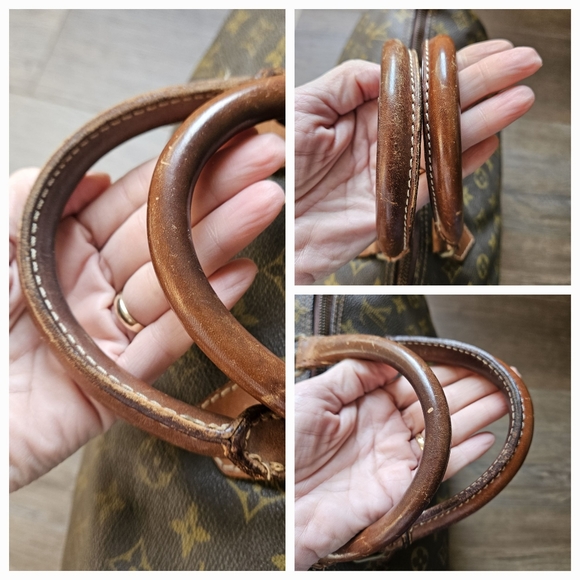 GUC LOUIS VUITTON VINTAGE SPEEDY 35 W/COA - Picture 3 of 13